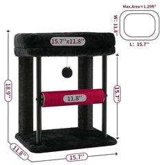 Hey-brother-cojin-removible-lavable, limpieza sencilla para el espacio felino.