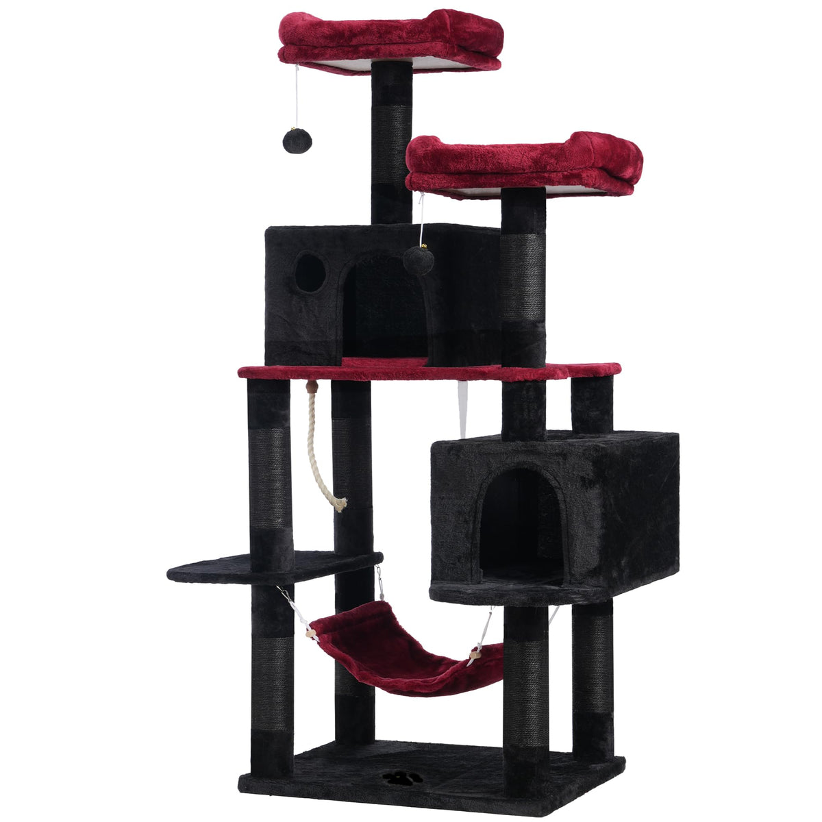 Hey-brother arbol gato multi-niveles con sisal para arañar