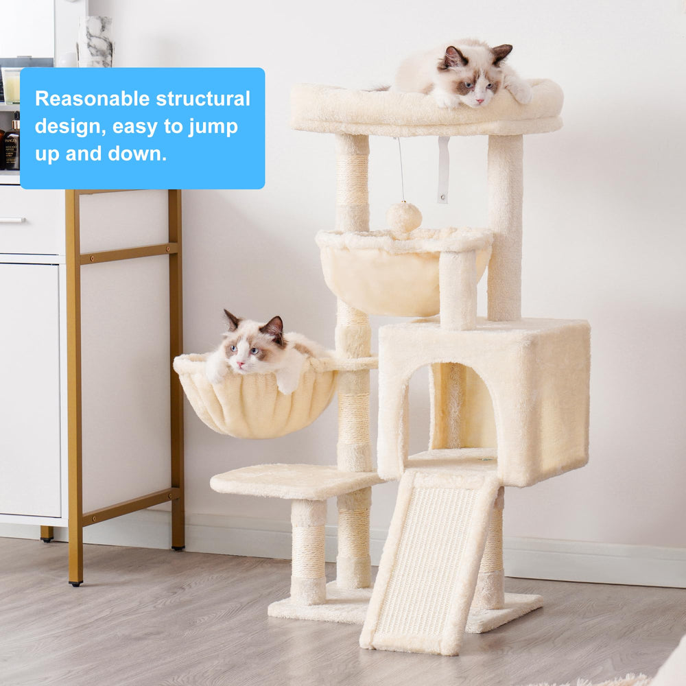 Hey-brother torre para gatos, fijaciones anti-tilt para seguridad
