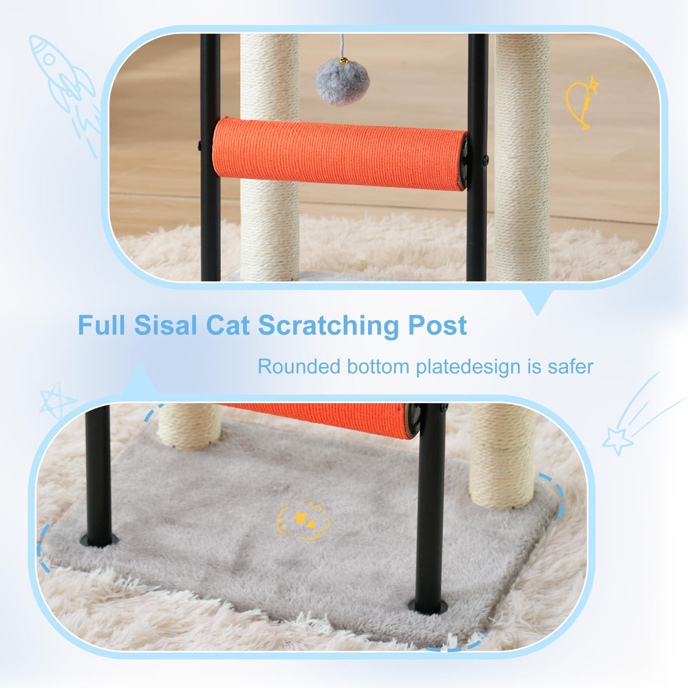 Hey-brother juguete-bola-peluche, entretenimiento para gatitos curiosos