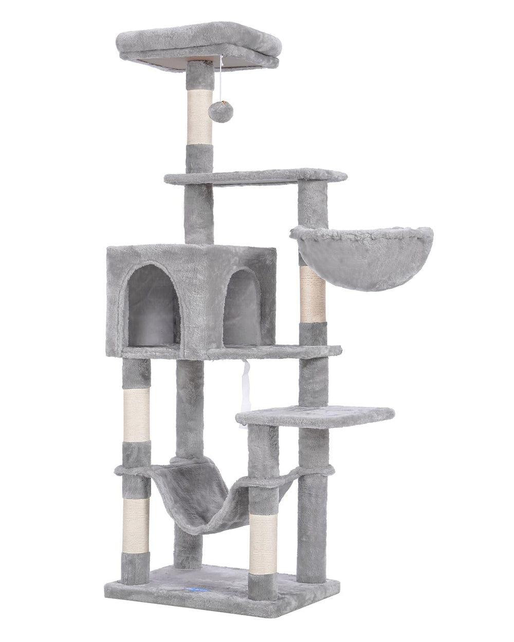 Hey-brother kit-antivuelco-torre: seguridad adicional para hogares con varios felinos.