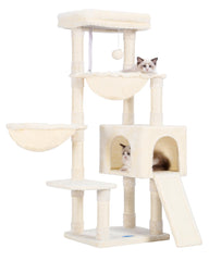 Hey-brother torre gatos interior: estructura estable para subir y observar.