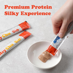 HEY CHU tubitos apretables de pollo, snack sin granos perfecto para hogares múltiples.