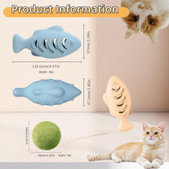 Hey Jumi: dispensador de premios de silicona para gato, fomenta juego e exploración.