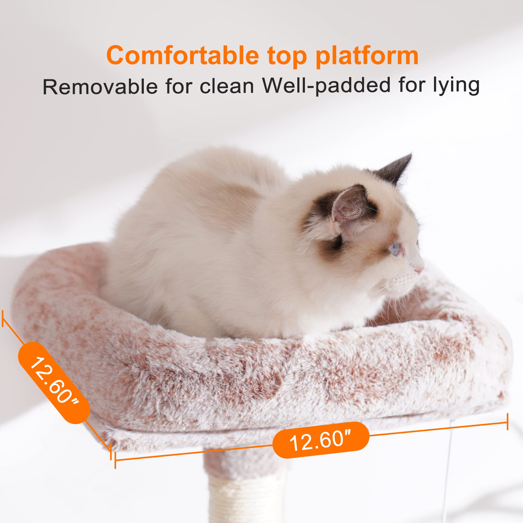 Heybly arbol gato base estable: estructura robusta para trepar.