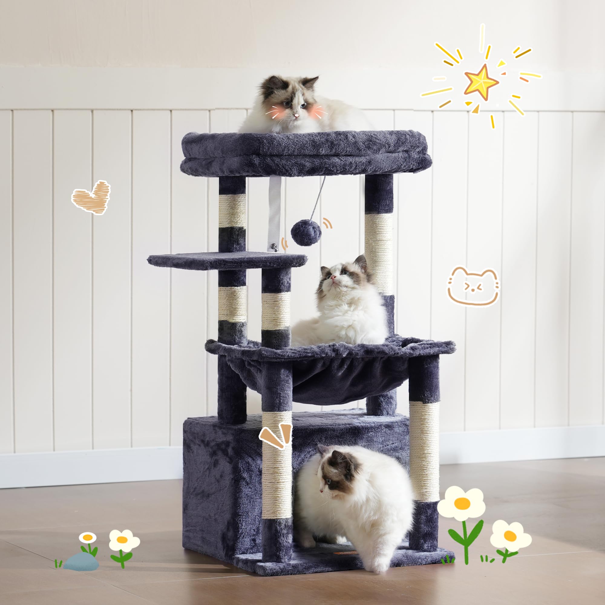 Heybly Arbol Gato: base estable para seguridad al subir