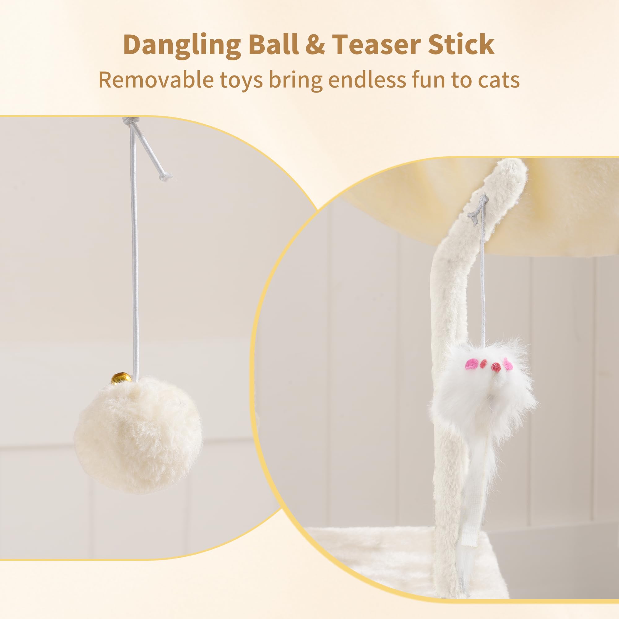 Heybly Arbol Gato Con Sisal, ideal para rascar y ejercitar músculos.