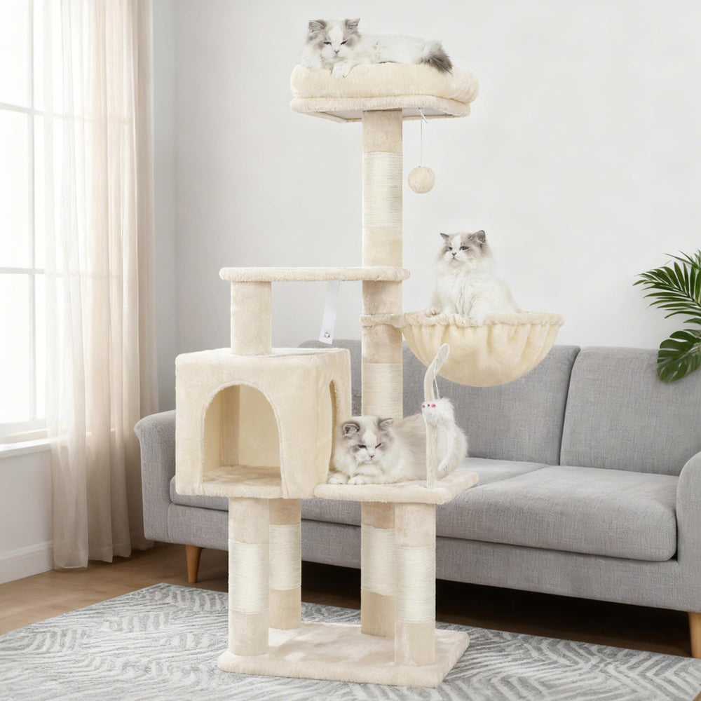 Heybly Arbol Gato Dimensiones compactas, apto para espacios pequeños.