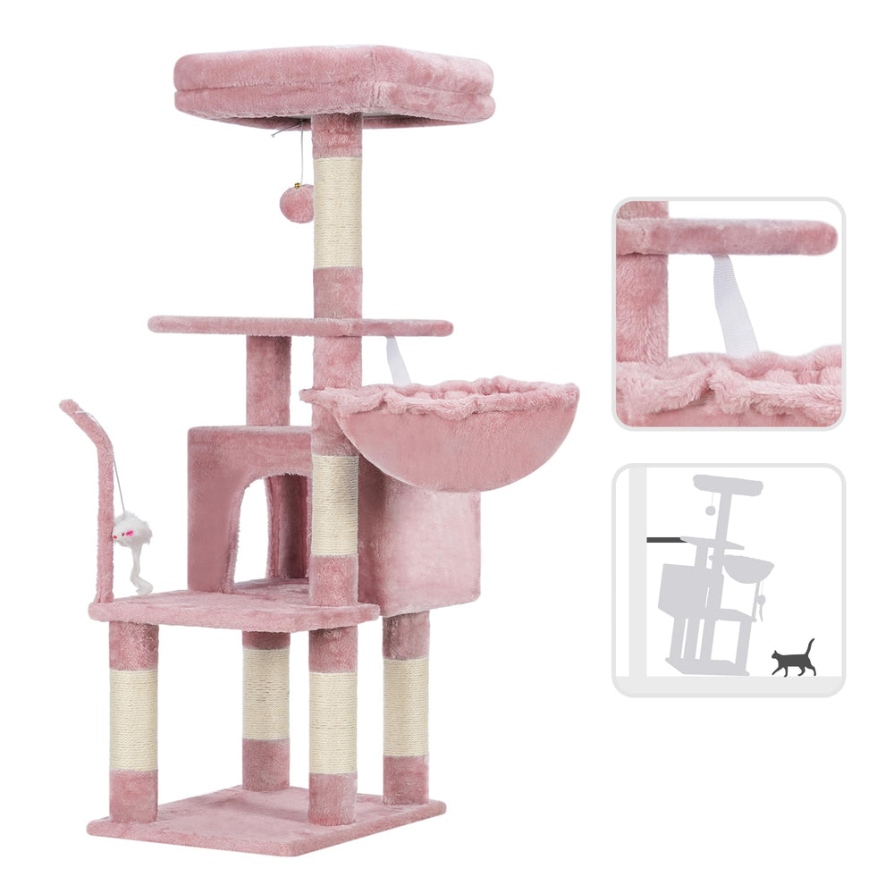 Heybly arbol gatos: canasto cómodo para esconderse y relajarse.