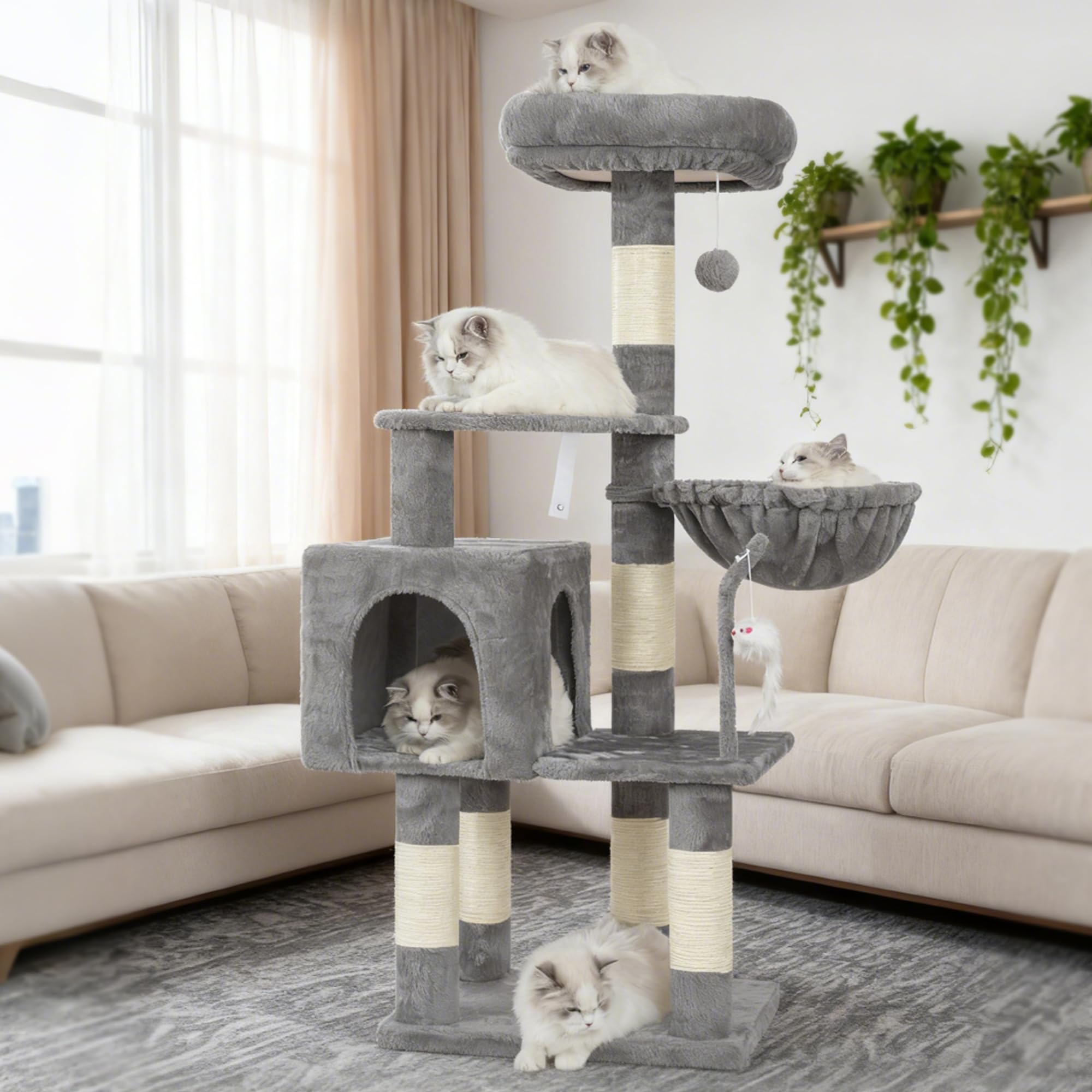Heybly arbol para gatos: instrucciones de montaje claras para montar facilmente