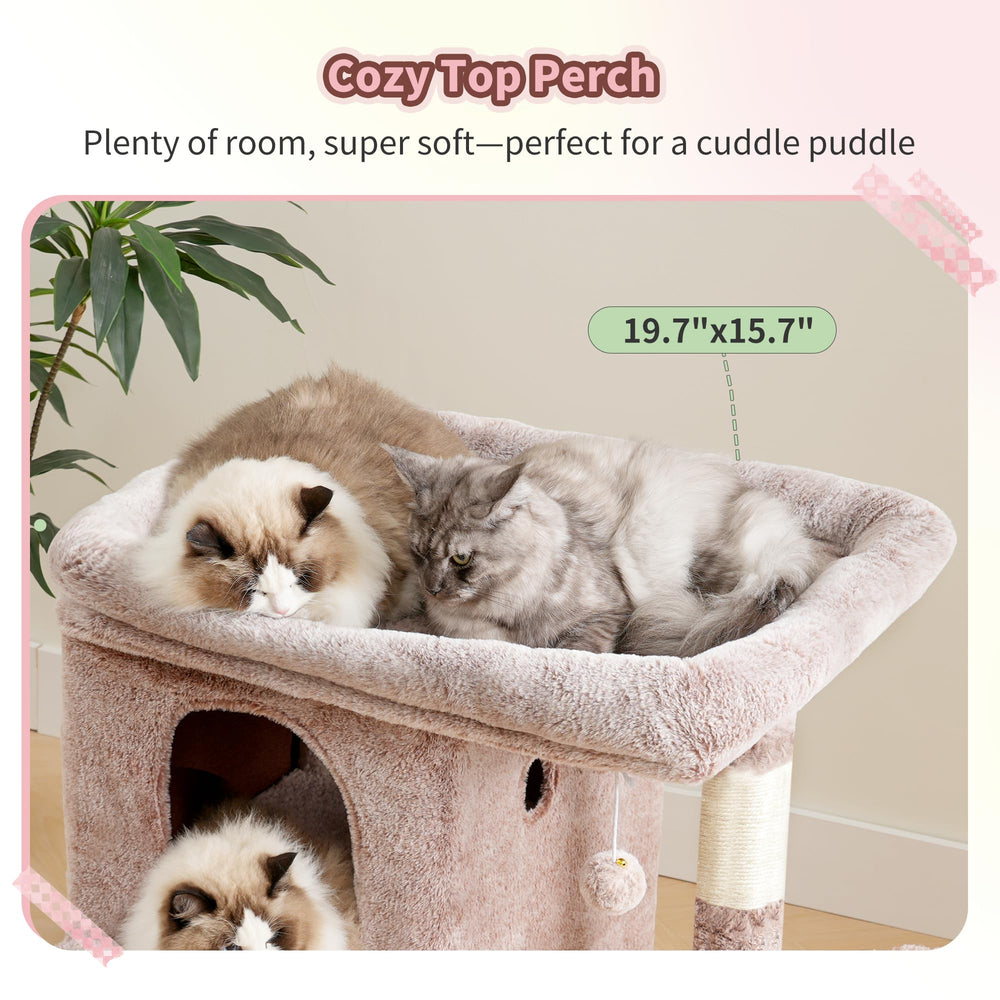 Heybly Arbol Gatos: Ensamblaje rápido con manual claro y herramientas simples.