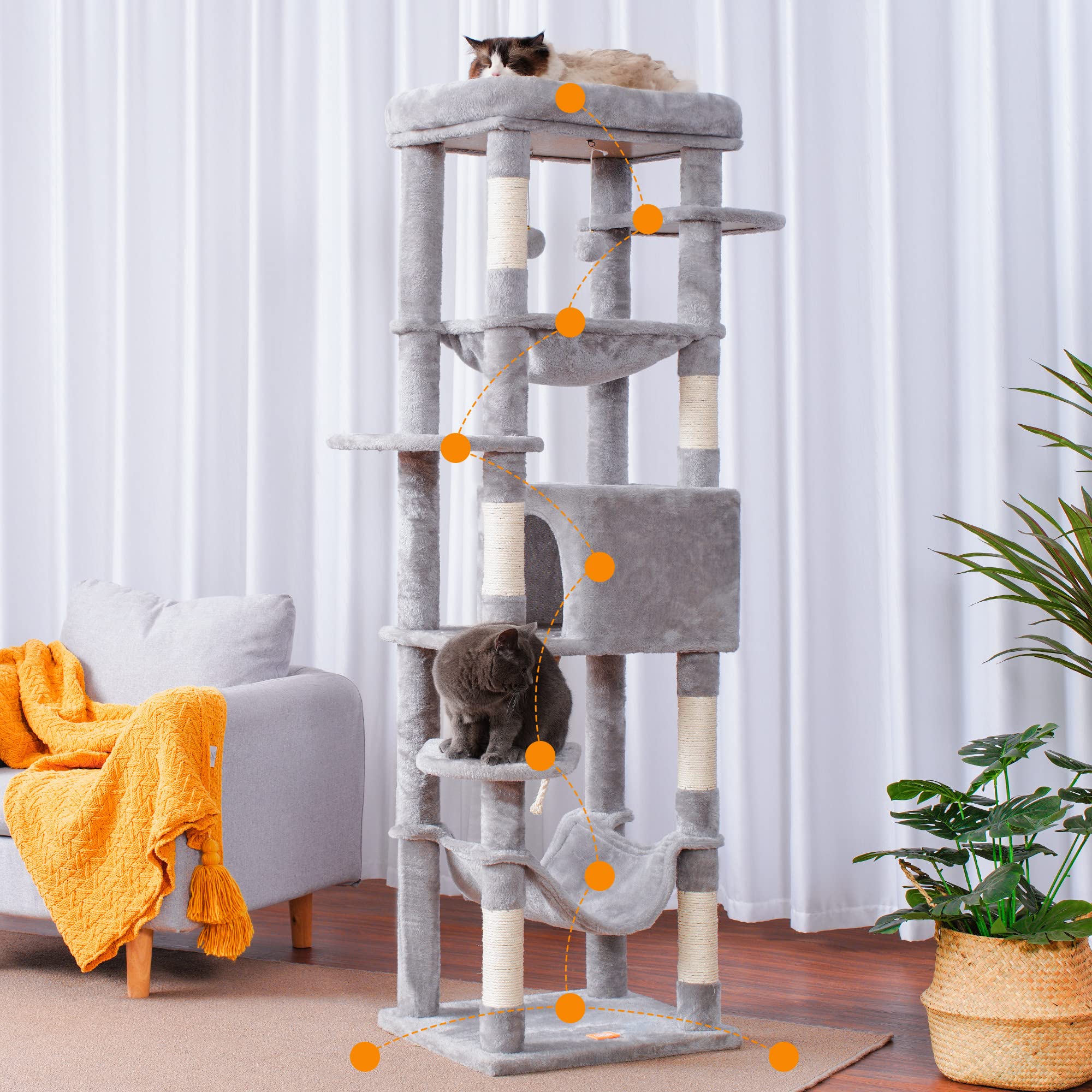 Heybly escaleras para subir facilitan trepar a gatos de cualquier edad