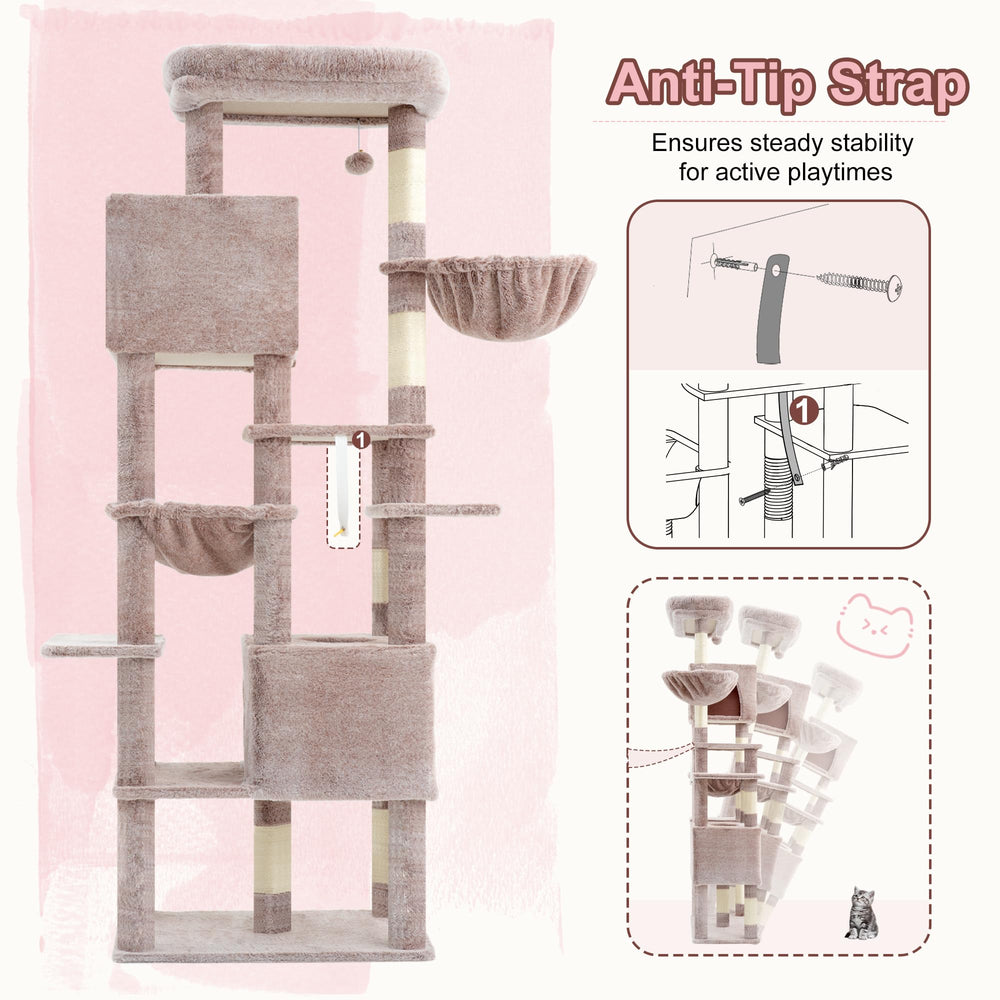 Heybly árbol-gatos materiales duraderos para uso diario
