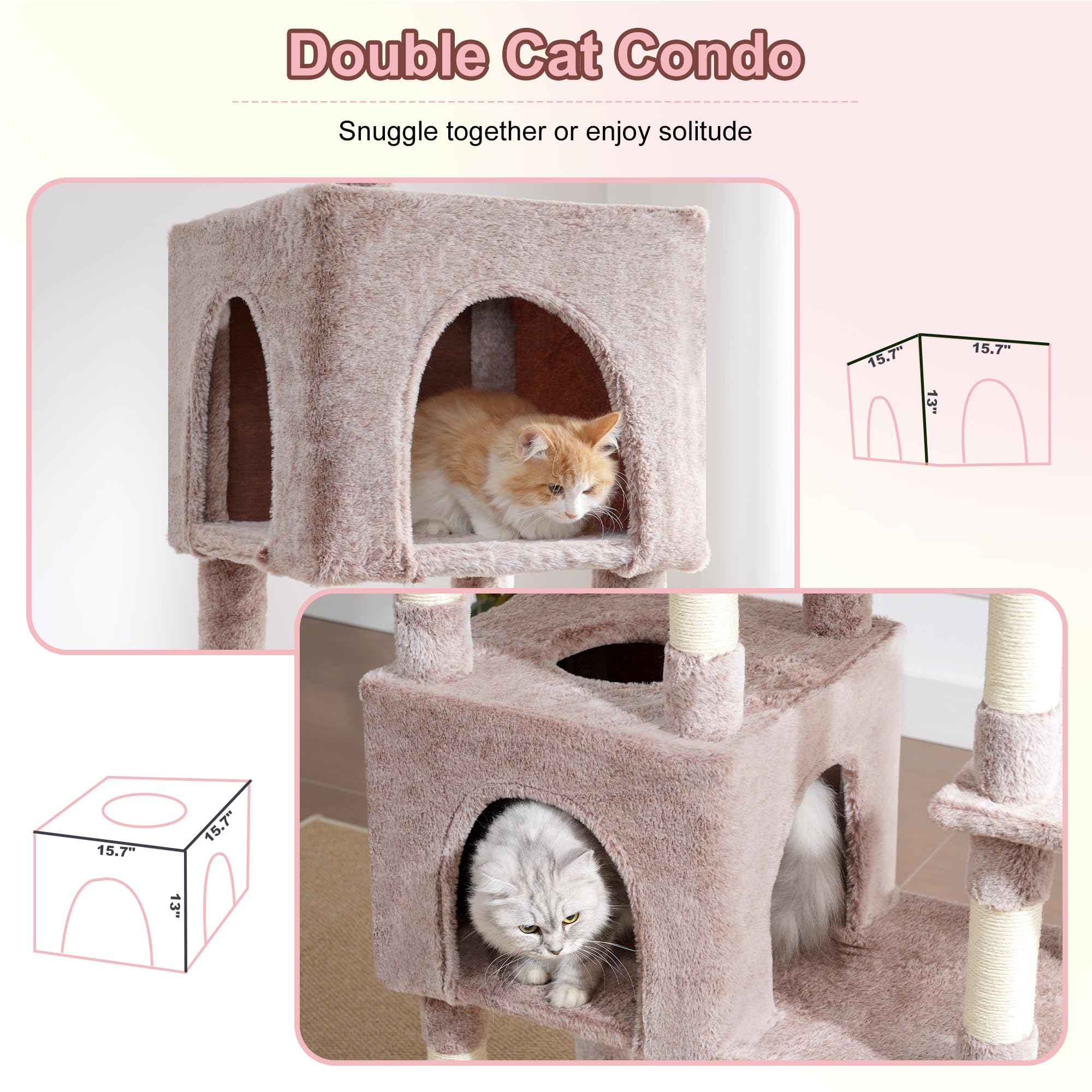Heybly árbol-gatos múltiples plataformas para escalada segura