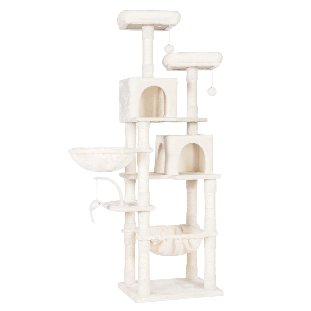Heybly arbol-gatos-postes-sisal, rascado natural para uñas.