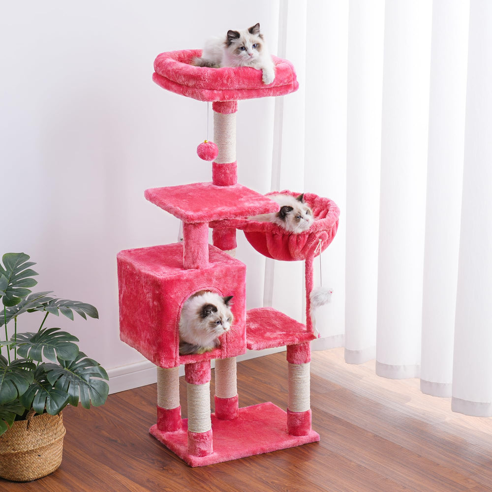 Heybly arbol gatos bola con cascabel para juego suave.