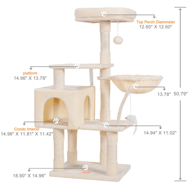 Heybly casa para gatos acolchada: refugio suave para dormir y relajarse.