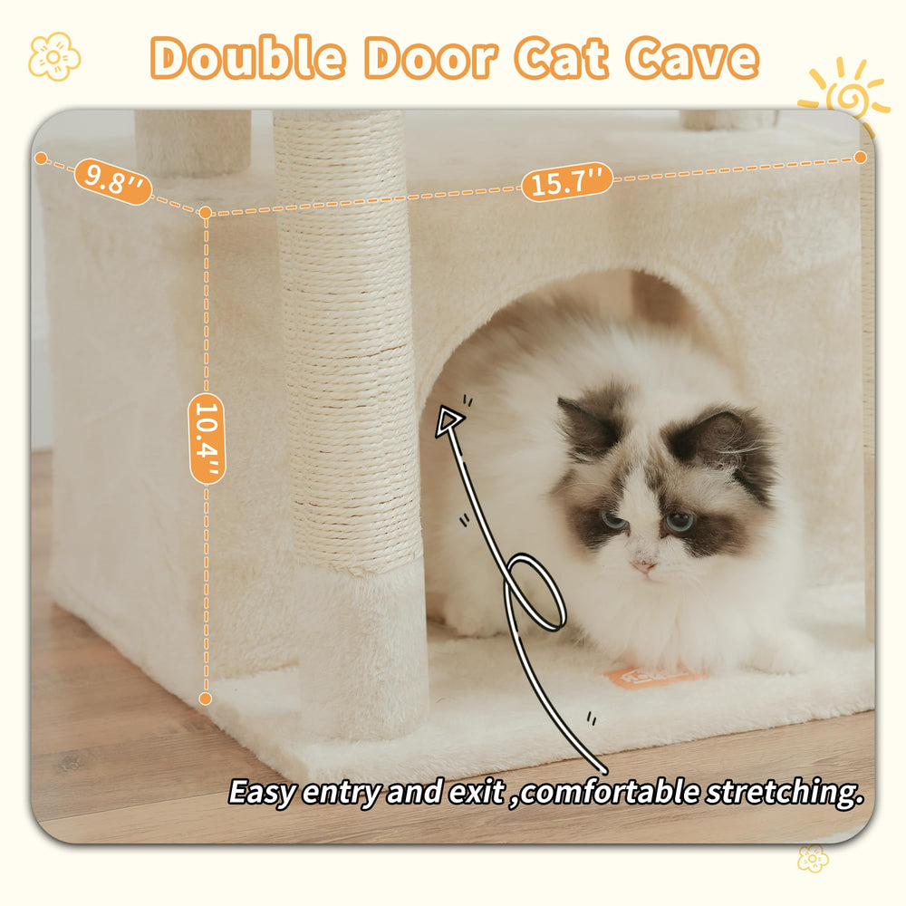 Heybly Cat Tree: diseño multicapa estable para exploración segura