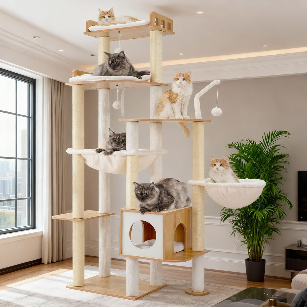 Heybly Cat Tree plataforma superior para descanso y vigilancia desde la altura