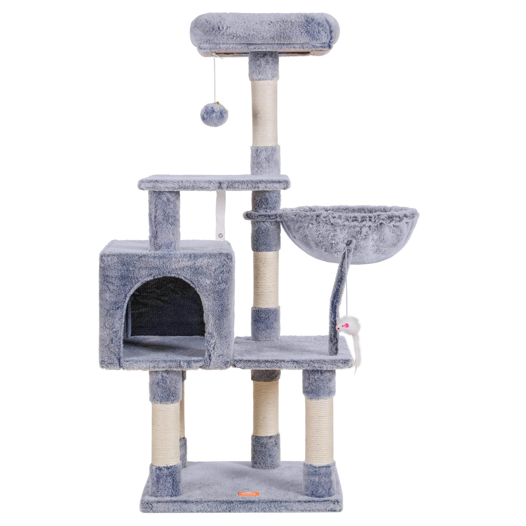 Heybly cesta acogedora para gatos, refugio suave y seguro.