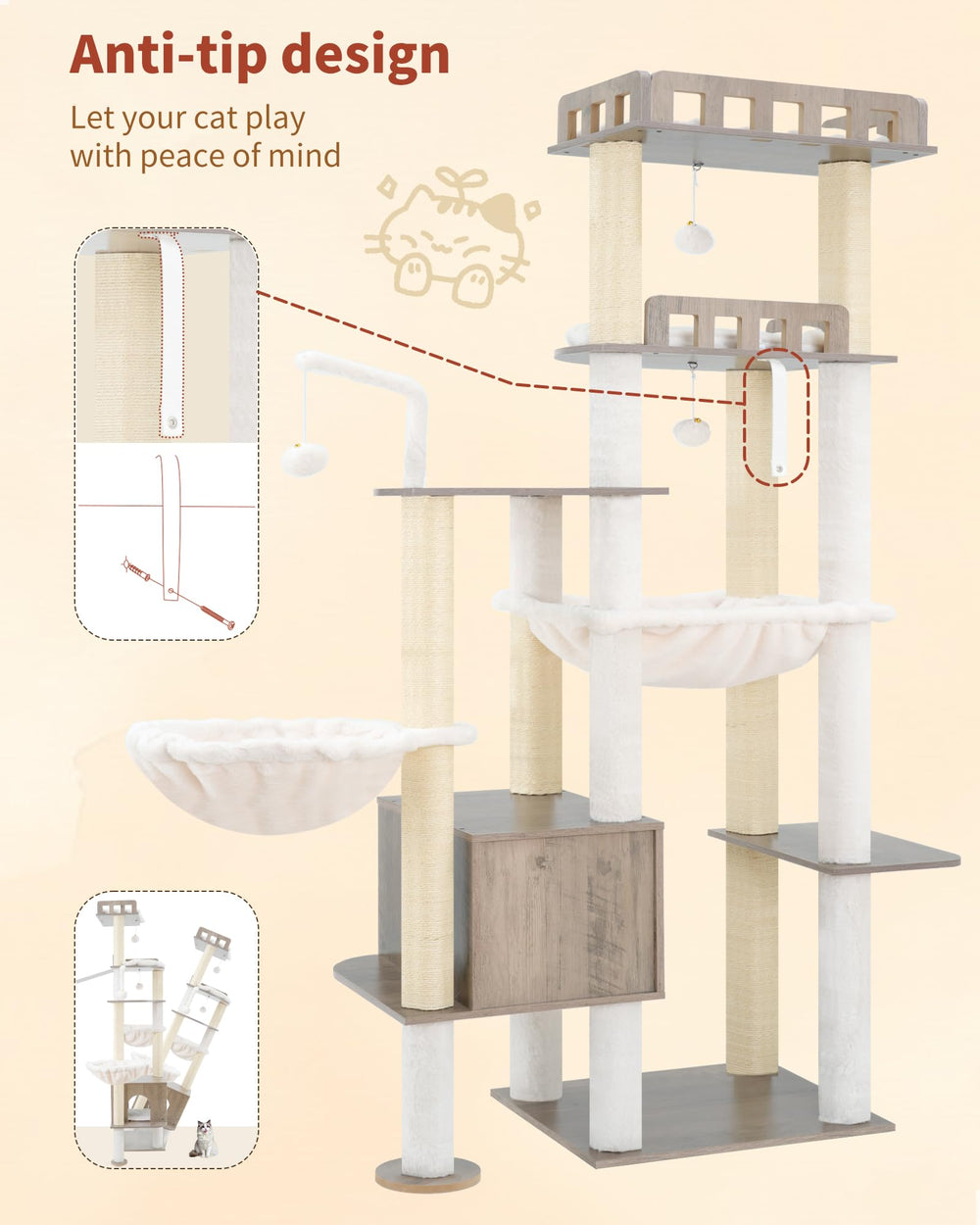 Heybly diseño moderno greige: armonía con la decoración