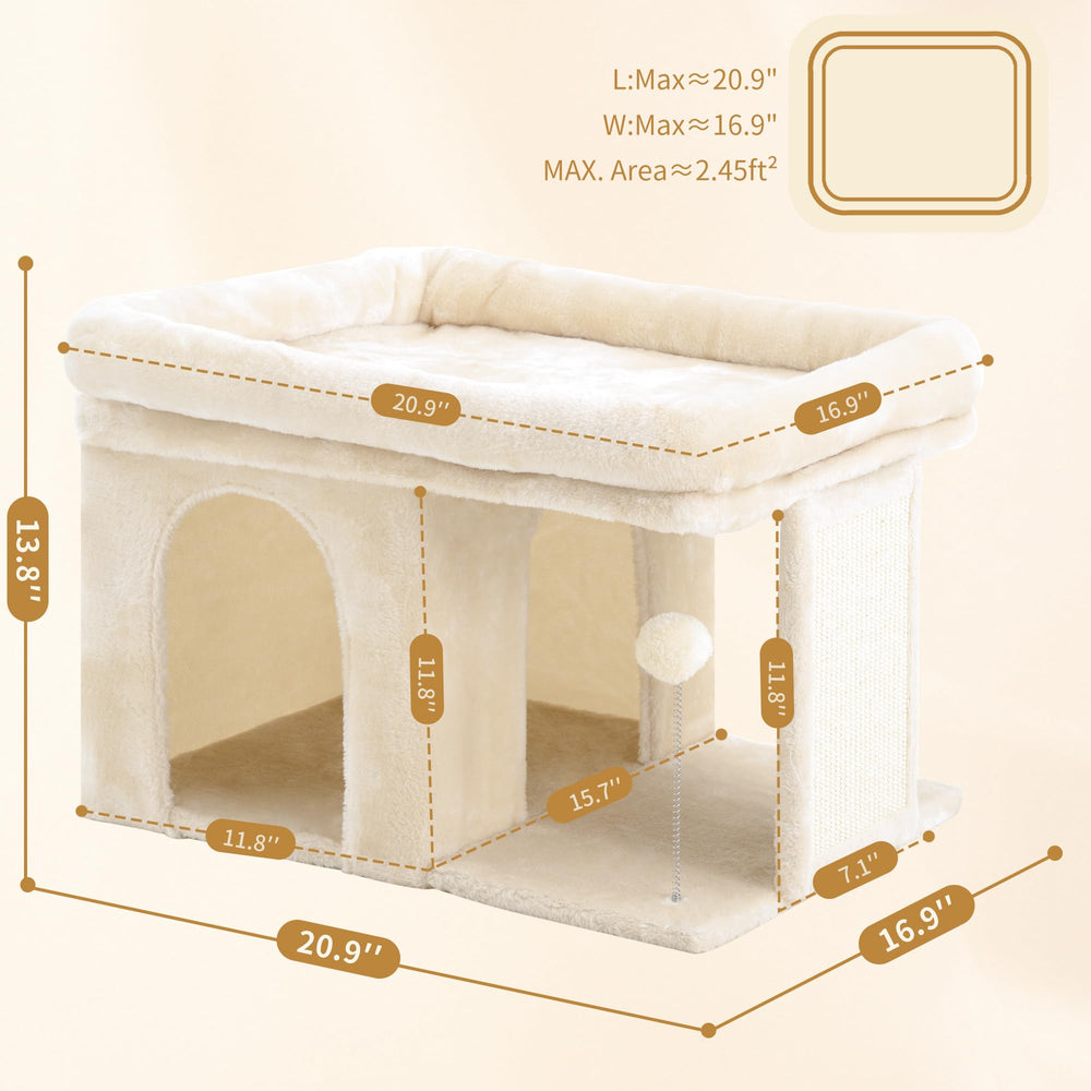 Heybly Gato Arbol: ensamblaje sencillo con manual y llave hex
