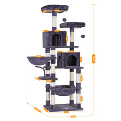 Heybly postes-sisal-estabilidad: postes de sisal para arañar y ejercicio seguro