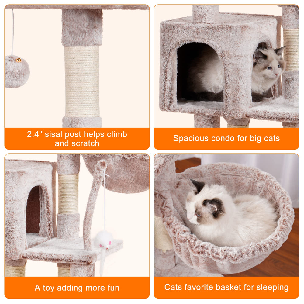 Heybly percha superior acolchada ofrece descanso cómodo para felinos.