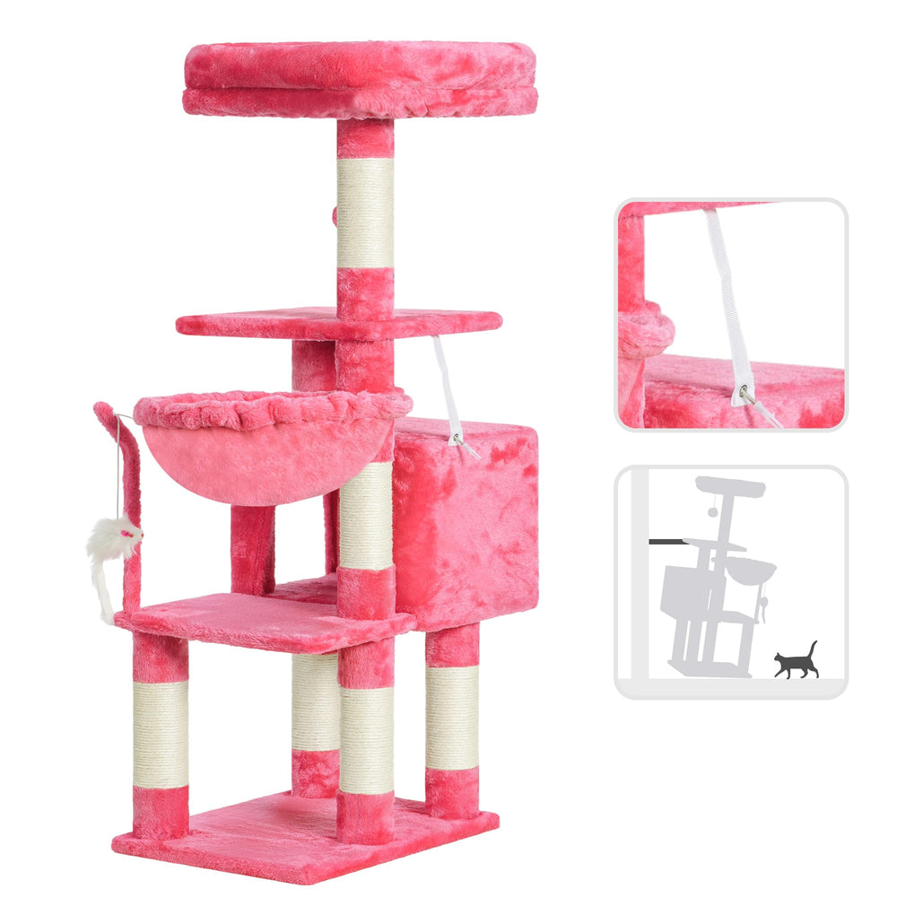 Heybly arbol gatos postes de sisal para rascar y ejercitar.