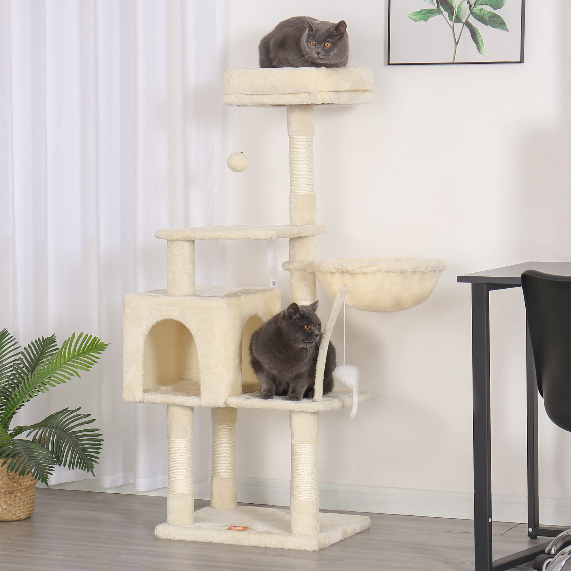 Heybly teaser-juguete: estimula interacción con el gato sin molestar.