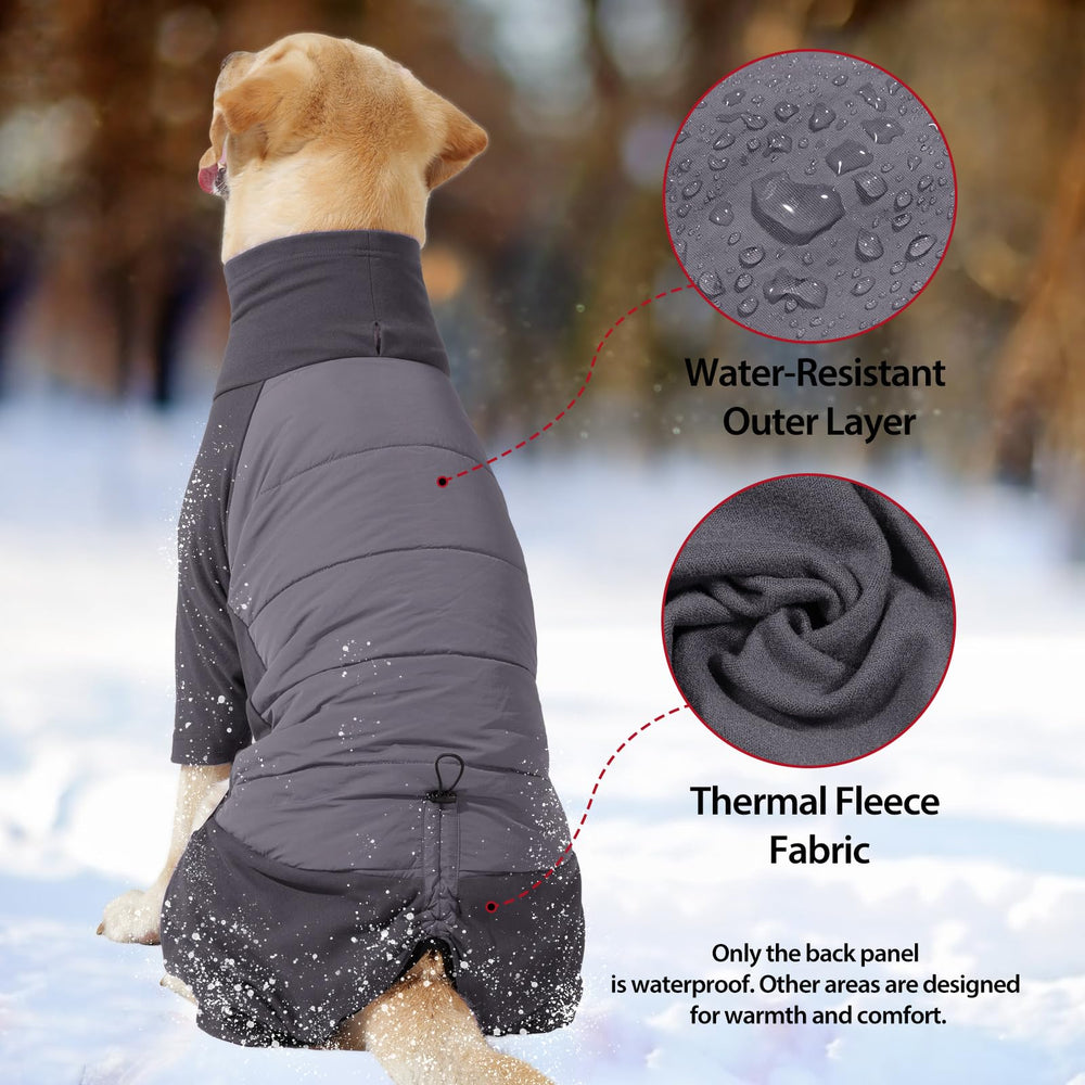HEYWEAN abrigo sin cremallera, diseño cómodo para perros que evitan la ropa