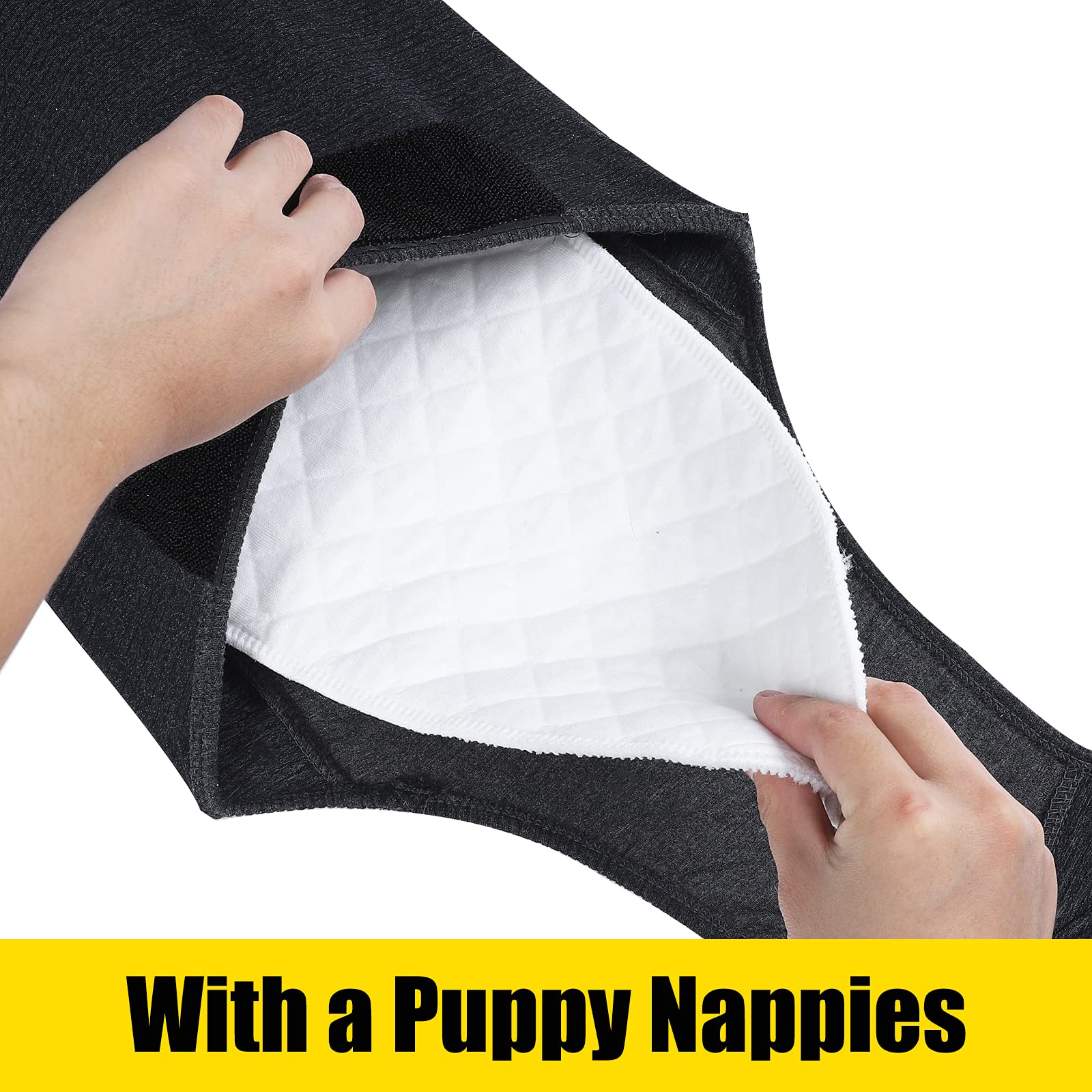 HEYWEAN diaper para menstruación canina ayuda a gestionar el ciclo de forma higiénica.