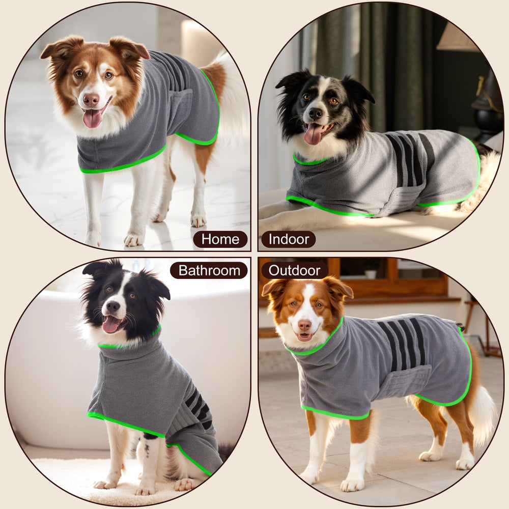 Bata HezzLuv en tallas disponibles para perros de diferentes tamaños