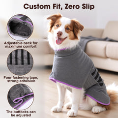 HezzLuv doble-lado microfibra perro: tela suave y duradera para el pelaje.