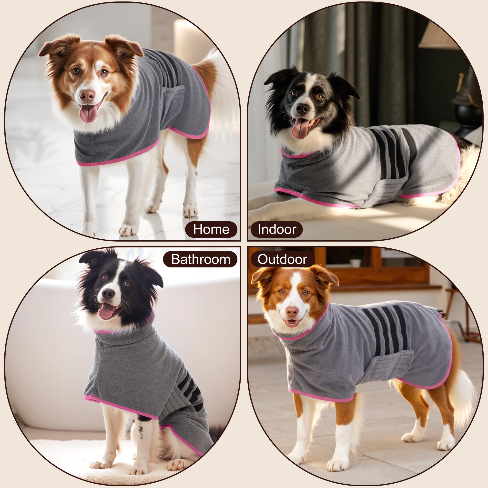 Tallas S a XXL de HezzLuv para diferentes razas.