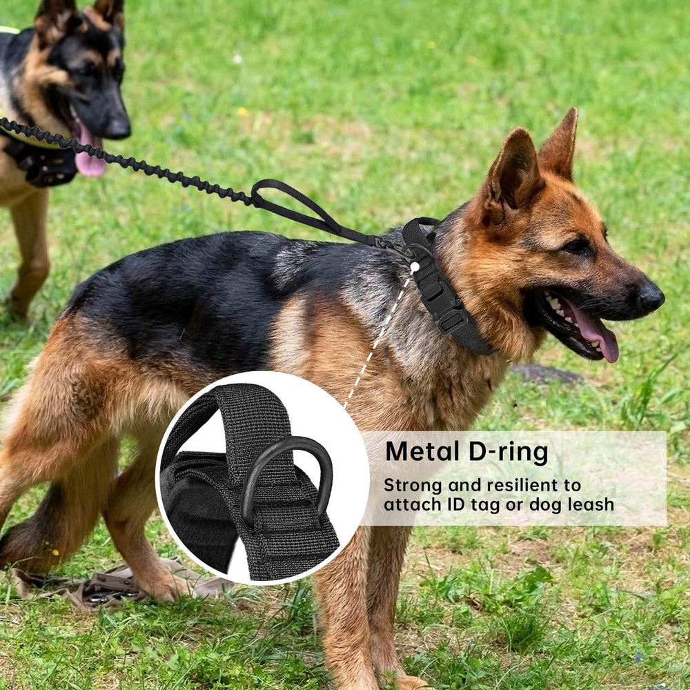 HhiMyOct collar táctico ajustable para cuello de tamaño mediano a grande.