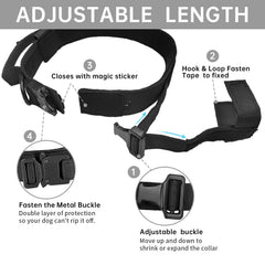 HhiMyOct collar táctico de doble seguridad con diseño integrado.