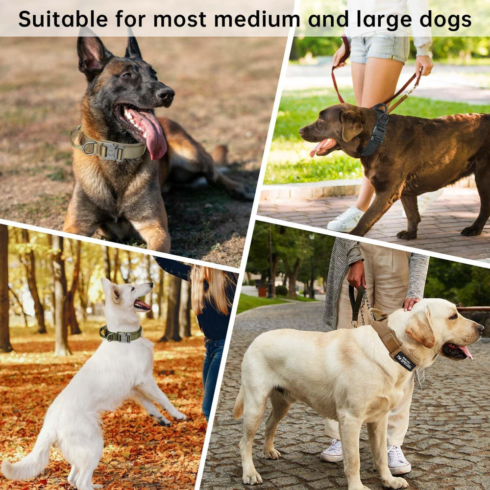 HhiMyOct collar táctico para entrenamiento en perros medianos y grandes.