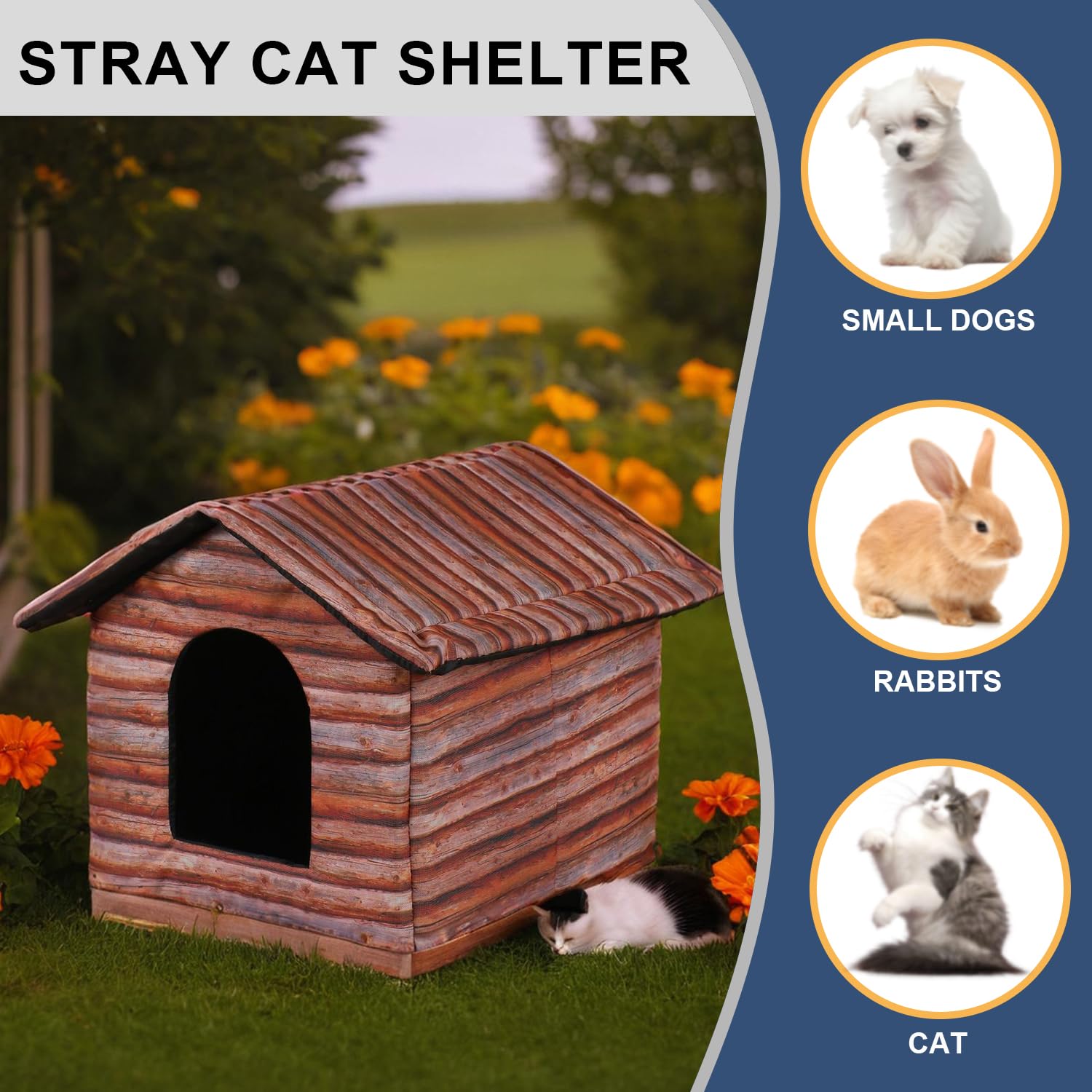 Casa H HONG RI SHENG, dimensiones medias para mascotas pequeñas.