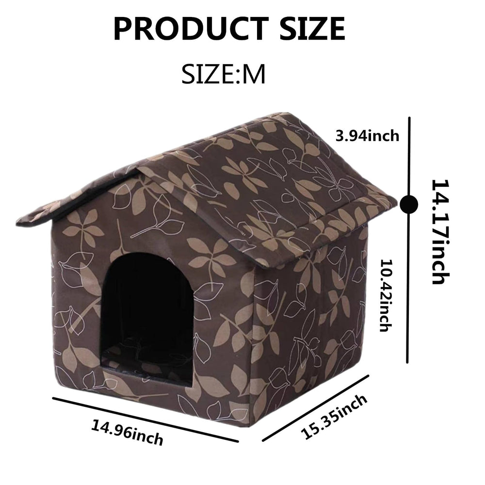 Casa-gato impermeable de H HONG RI SHENG protege contra lluvia y humedad.