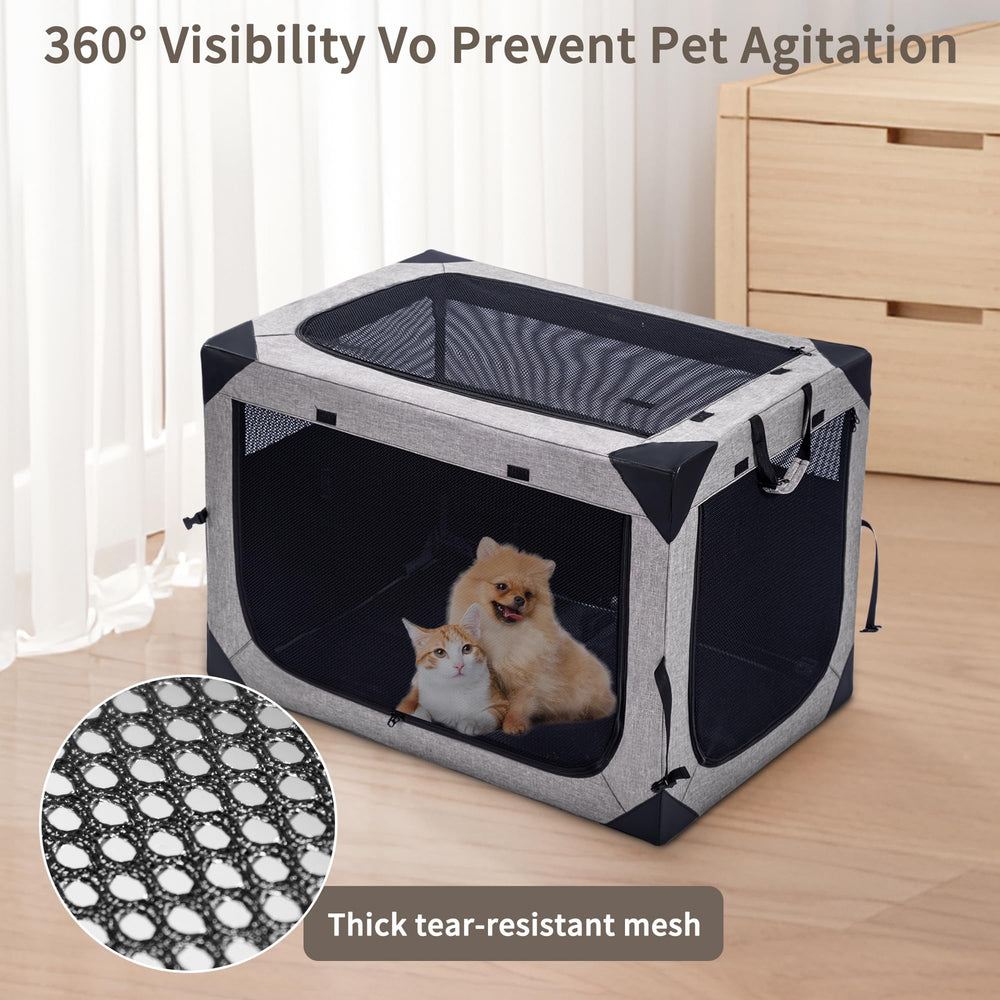 Hiaksedt jaula perro base impermeable limpieza facil la base impermeable facilita la limpieza