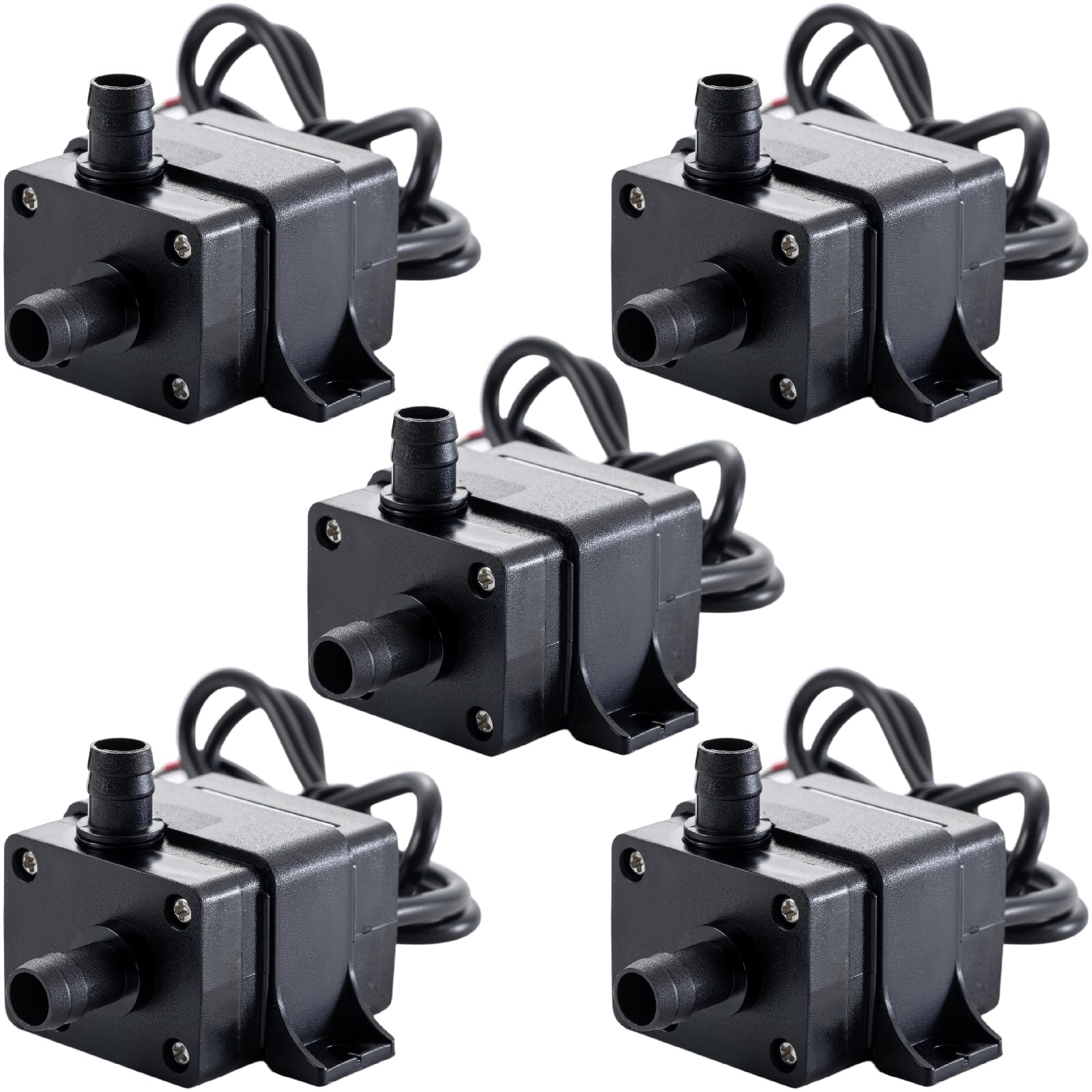 hiBCTR bomba 12V brushless para acuarios, flujo estable y silencioso.