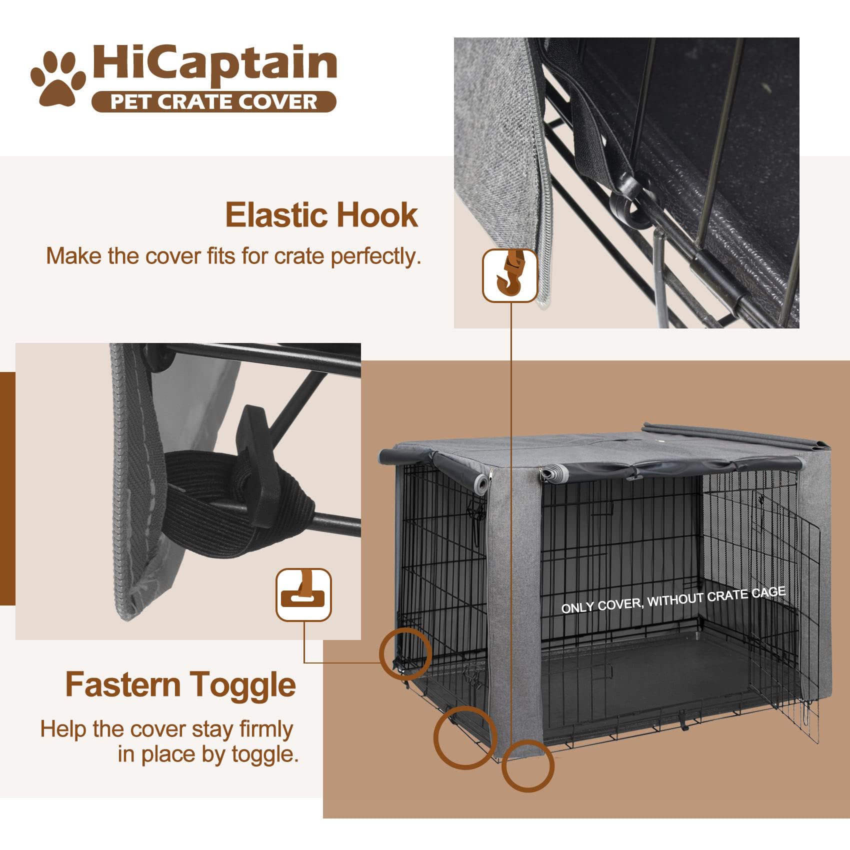 HiCaptain cubierta impermeable y resistente a UV para jaula.