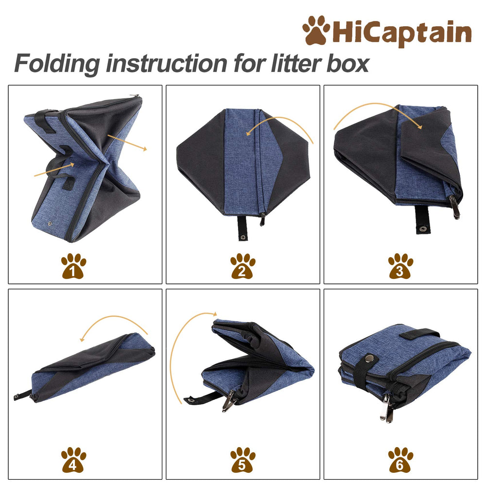 HiCaptain conjunto incluido: caja plegable, cuenco de viaje y pala.