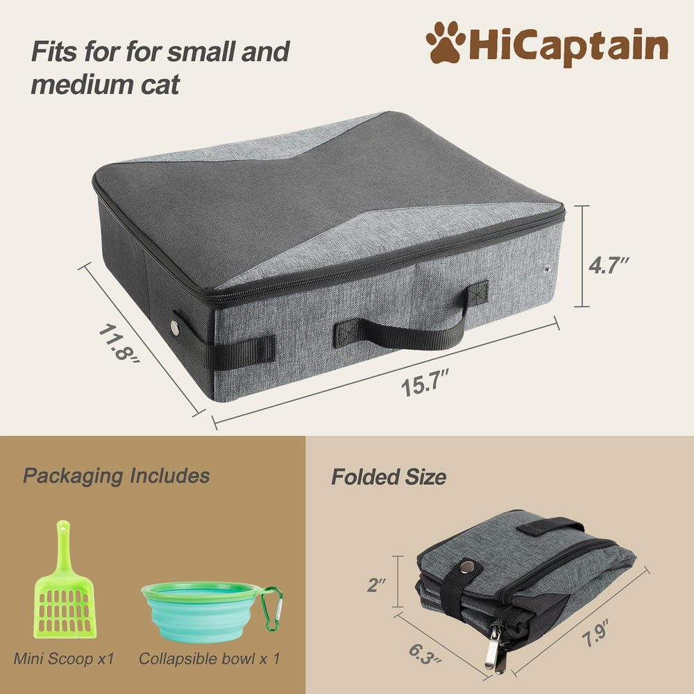 HiCaptain kit incluye caja, cuenco de viaje y pala para limpieza rápida