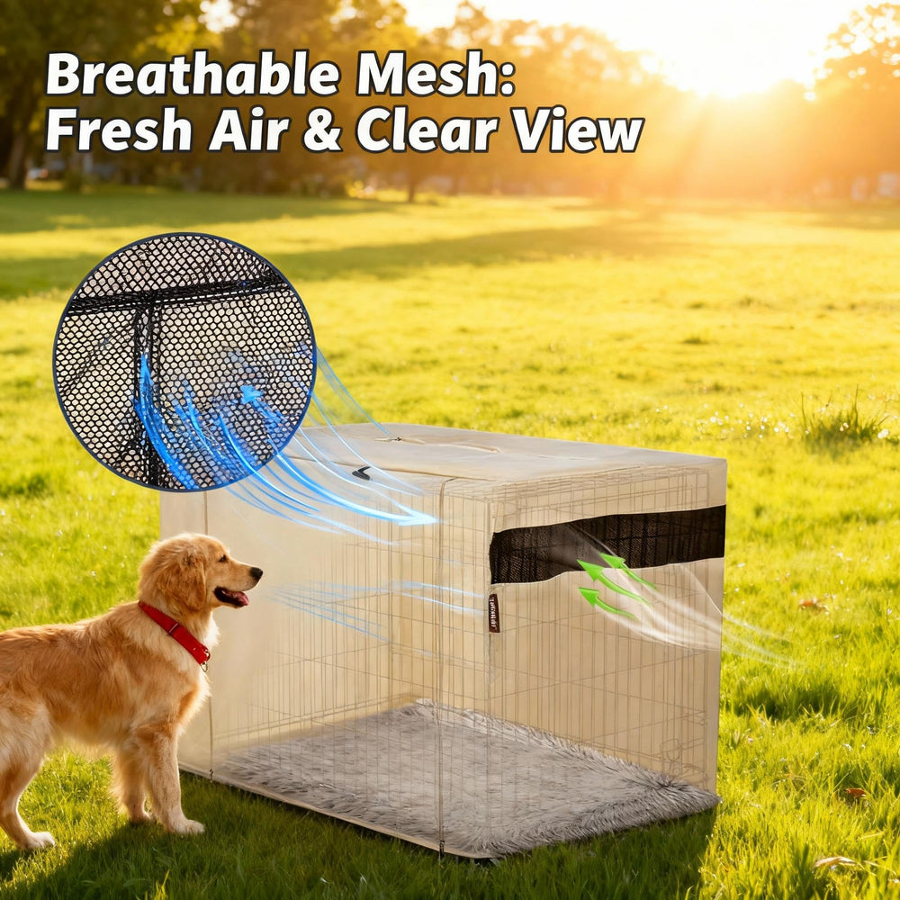 HiCaptain malla transpirable mejora la ventilación dentro de la jaula.