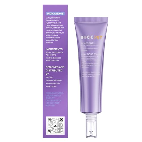 HICC PET aplicación fácil para ojos delicados de mascotas.