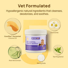 HICC PET fórmula segura con aceite de coco para mascotas.