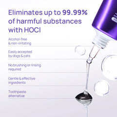 Aliento más fresco tras la aplicación del gel HICC PET.