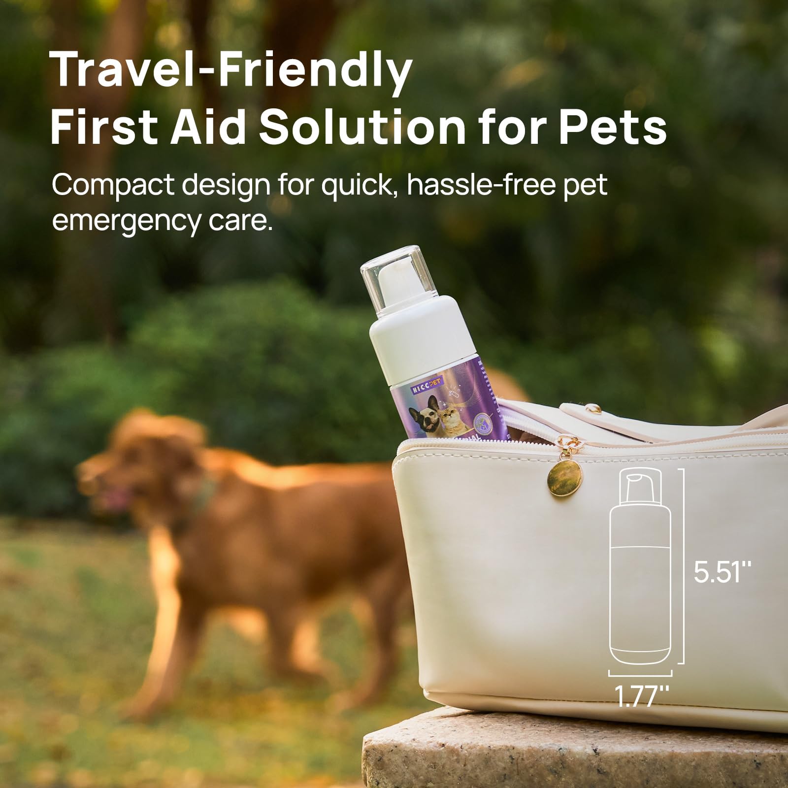 HICC PET gel para gatos y perros con heridas superficiales.